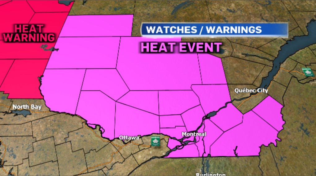 وصول درجات الحرارة إلى مستويات قياسية في مونتريال هذا الأسبوع