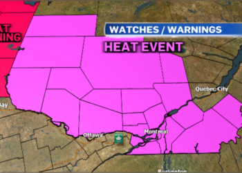 وصول درجات الحرارة إلى مستويات قياسية في مونتريال هذا الأسبوع