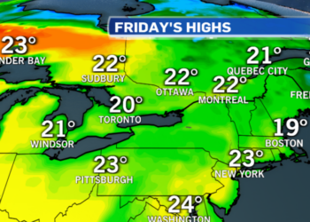 درجات الحرارة ستصل إلى 30 درجة …توقعات الطقس الخاصة بمنطقة مونتريال هذا الأسبوع