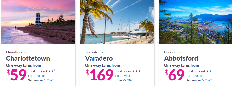 تخفيضات على رحلات Swoop الجوية لمدة 3 أيام