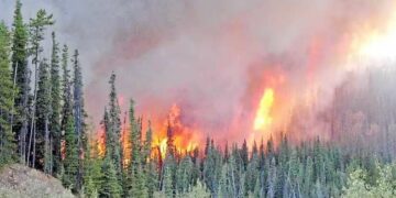 حرائق الغابات تجبر السكان على إخلاء منازلهم في شمال كيبيك