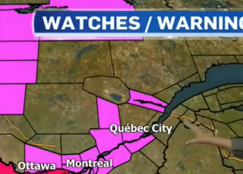 درجة الحرارة مع الرطوبة ستصل إلى 40 درجة في مونتريال ومناطق أخرى