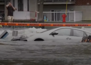فيضانات كبيرة في Saint-Michel بمونتريال