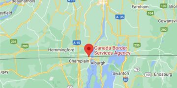 إغلاق معبر Lacolle الحدودي مع أمريكا