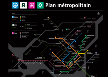 خريطة النقل العام الجديدة في مونتريال الكبرى