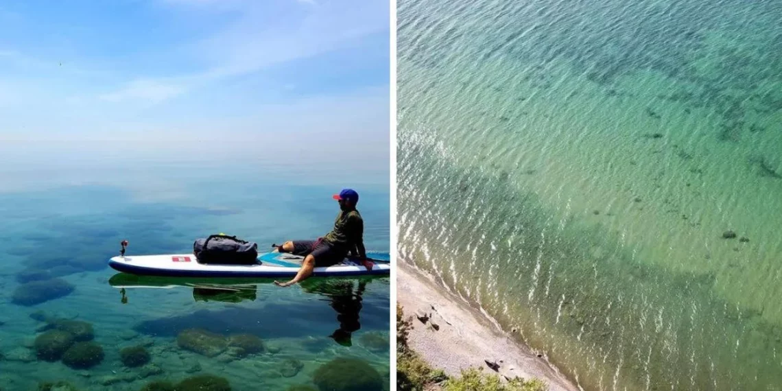 استشكف هذا الشاطئ الرائع الذي يتميز بالمياه الفيروزية الصافية على بعد ٤ ساعات من مونتريال