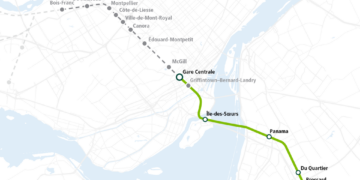 إطلاق قطار (REM) الكهربائي الجديد في مونتريال نهاية الشهر