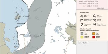 تحذير من الأمطار الغزيرة في مونتريال ولافال ومناطق أخرى في كيبيك