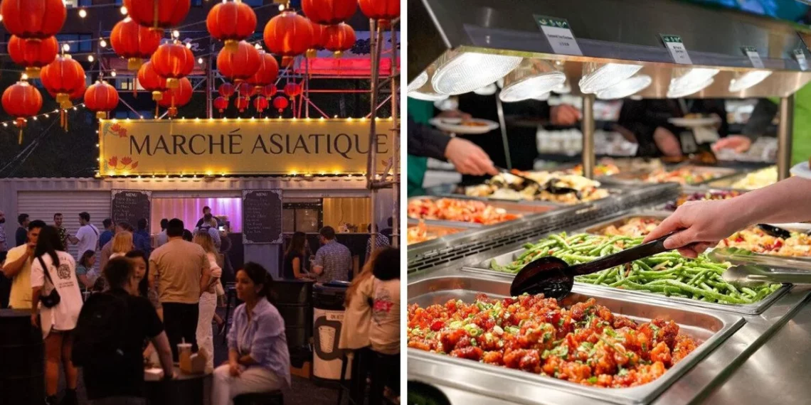 مهرجان الطعام الآسيوي والعروض الحية في مونتريال