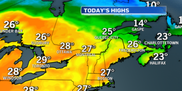 مونتريال على موعد مع درجات حرارة قياسية خلال الأيام القادمة