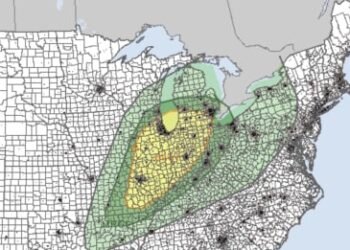 عواصف رعدية شديدة في توقعات طقس مترو ديترويت لهذا الأسبوع