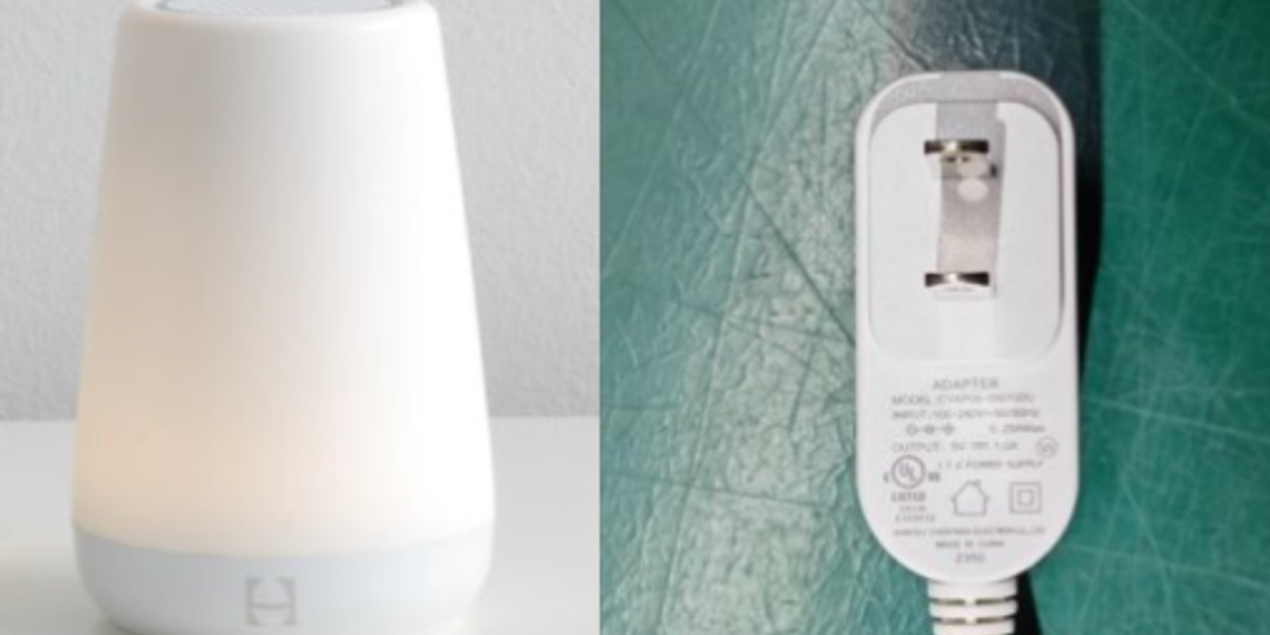 سحب نحو مليون محول طاقة من إنتاج شركةHatch Baby بسبب خطر الصعق الكهربائي