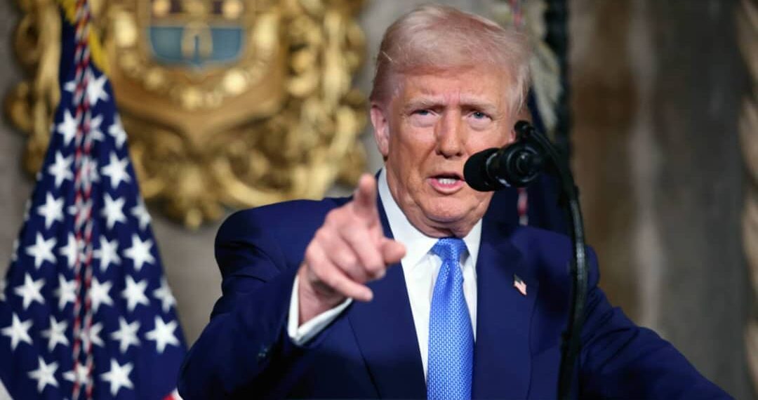 ترامب يلوّح بإمكانية فرض رسوم جمركية أكبر على كندا والاتحاد الأوروبي إذا تسببا في “ضرر اقتصادي” للولايات المتحدة